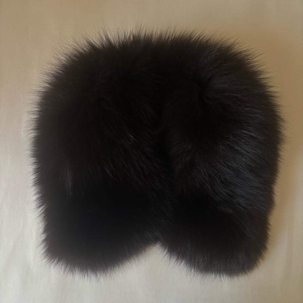 Black Quilted Lightweight Puffer Jacket with Removable Faux Fur Collar Size 8 - Picture 11 of 14